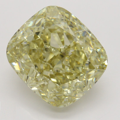 Farebný diamant cushion, fancy hnedasto-zelenkasto žltý, GIA 2872060412 Y5