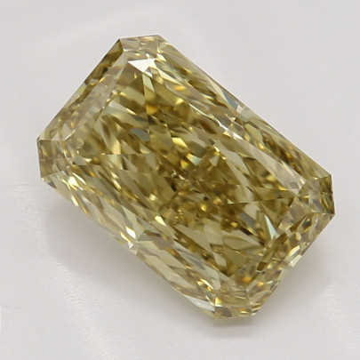 Farebný diamant radiant, fancy deep hnedasto-žltý, GIA 9871830219 Y8