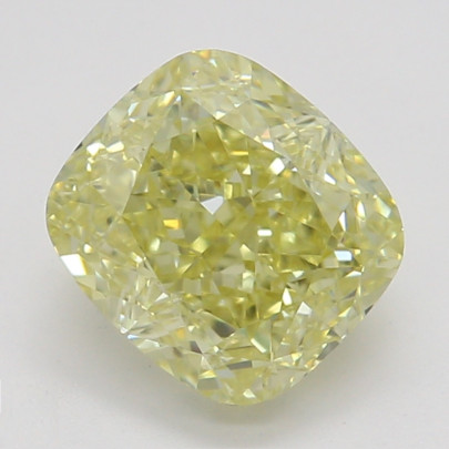 Farebný diamant cushion, fancy žltý, GIA 1873140001 Y5