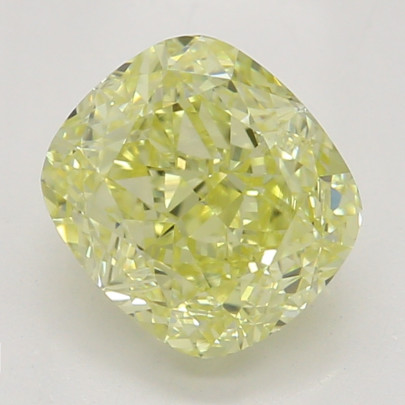 Farebný diamant cushion, fancy žltý, GIA 2872670322 Y5