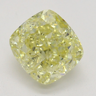Farebný diamant cushion, fancy žltý, GIA 7845740267 Y5