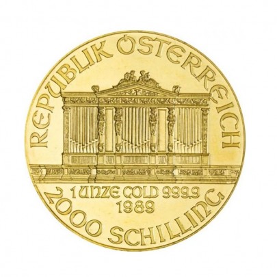Investičná zlatá minca 1 oz Wiener Philharmoniker 2000 Schilling 01102201ATS 2