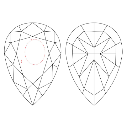 Prírodný farebný diamant s GIA certifikatom slza fancy dark tmavo hnedo-žltý 1.51 ct VS2 6826900056_Y9 2