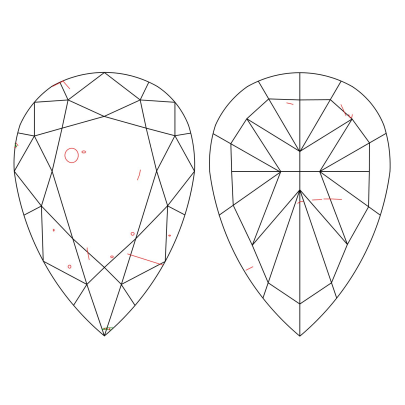 Prírodný farebný diamant s GIA certifikatom slza fancy dark tmavo hnedo-žltý 1.16 ct SI1 2827750192_Y9 2