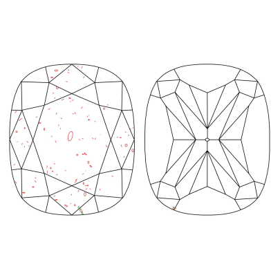 Prírodný farebný diamant s GIA certifikatom cushion fancy hnedožltý 1.15 ct SI1 9825150109_Y5 2