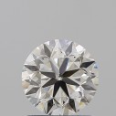 Prírodný diamant okrúhly briliant, SI1, J, 1ct, GIA