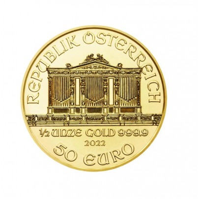 Investičná zlatá minca 12 oz Wiener Philharmoniker 50 Euro 01102202-22 2