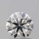 Prírodný diamant okrúhly briliant, SI1, K, 1ct, GIA
