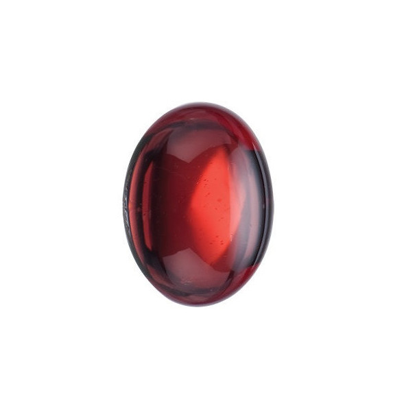 Granát mozambik ovál 12 x 10 mm 7,47ct Kabošon GROKAAS-12