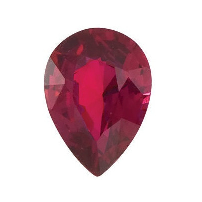 Rubín slza 6 x 4 mm 0,52ct Fazetovaný RBXFAARB-6