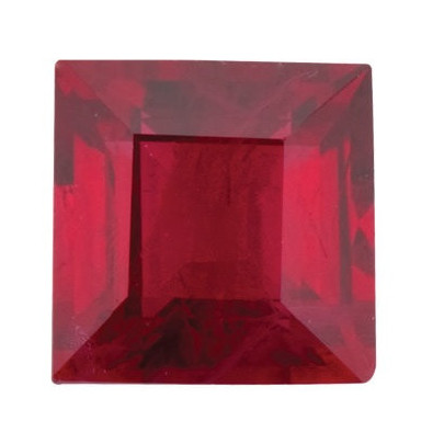 Rubín štvorec 2,25 x 2,25 mm 0,11ct Step-cut RBPSAARB-2,25