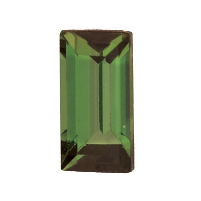 Turmalín Zelený rovná bageta 4 x 2 mm 0,12ct Fazetovaný TUBFAAGR-4
