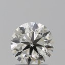 Prírodný diamant okrúhly briliant, SI2, K, 1ct, GIA