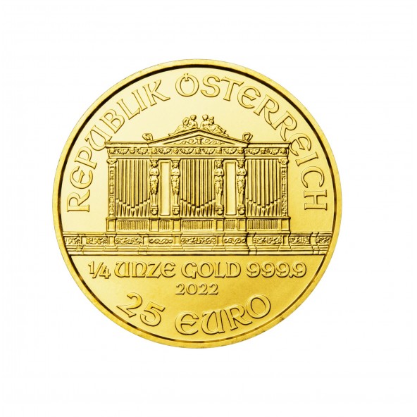 Investičná zlatá minca 14 oz Wiener Philharmoniker 25 Euro 01102203-22