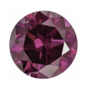 Prírodný diamant purpurový okrúhly briliant 3,4 mm 0,15ct
