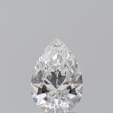 Prírodný diamant hruška, VS2, E, 1ct, GIA