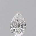 Prírodný diamant hruška, VS2, E, 1ct, GIA