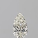Prírodný diamant hruška, SI1, J, 1ct, GIA