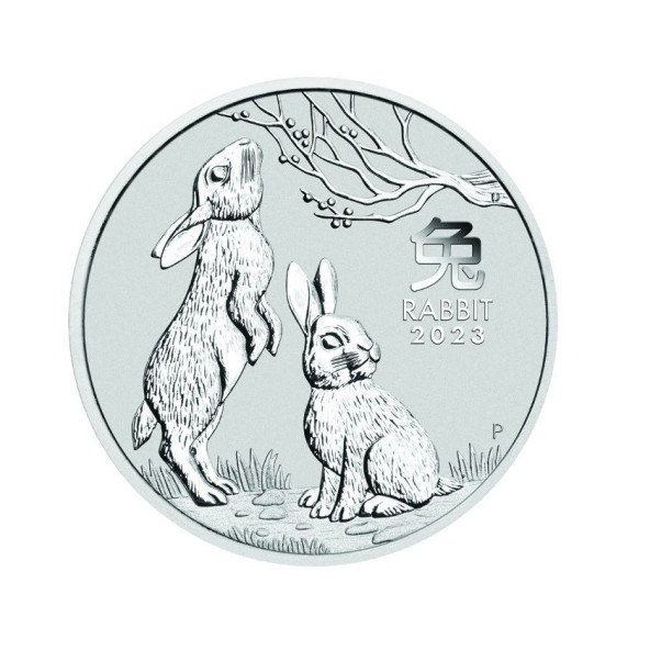 Investičná strieborná minca 1 oz 1 AUD Rabbit 2023 02202311
