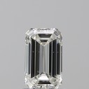 Prírodný diamant emerald, VS2, H, 1ct, GIA