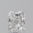 Prírodný diamant radiant, VS1, D, 1ct, GIA