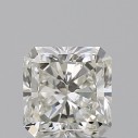 Prírodný diamant štvorcový radiant, SI2, J, 1ct, GIA