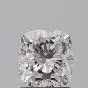 Prírodný diamant cushion, SI1, E, 1ct, GIA