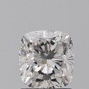 Prírodný diamant cushion, SI1, E, 1ct, GIA