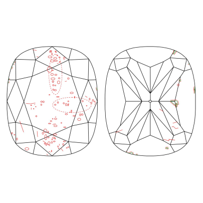 Prírodný farebný diamant s GIA certifikatom cushion fancy dark tmavo žlto hnedý 2.07 ct I1 8828440078_T9 2