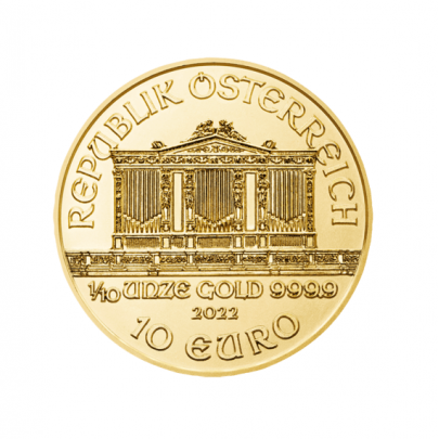 Investičná zlatá minca 110 oz Wiener Philharmoniker 10 Euro 01102204-22 2