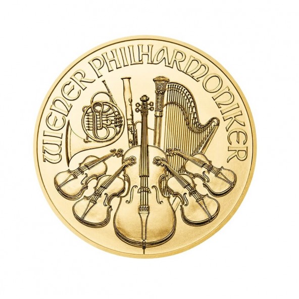 Investičná zlatá minca 110 oz Wiener Philharmoniker 200 Schilling 01102104ATS