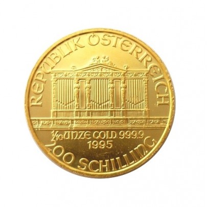 Investičná zlatá minca 110 oz Wiener Philharmoniker 200 Schilling 01102104ATS 2