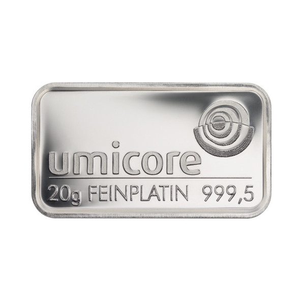 Investičná tehla platina 20 g  Umicore 60202