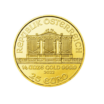 Investičná zlatá minca 14 oz Wiener Philharmoniker 25 Euro 01102203-22 2