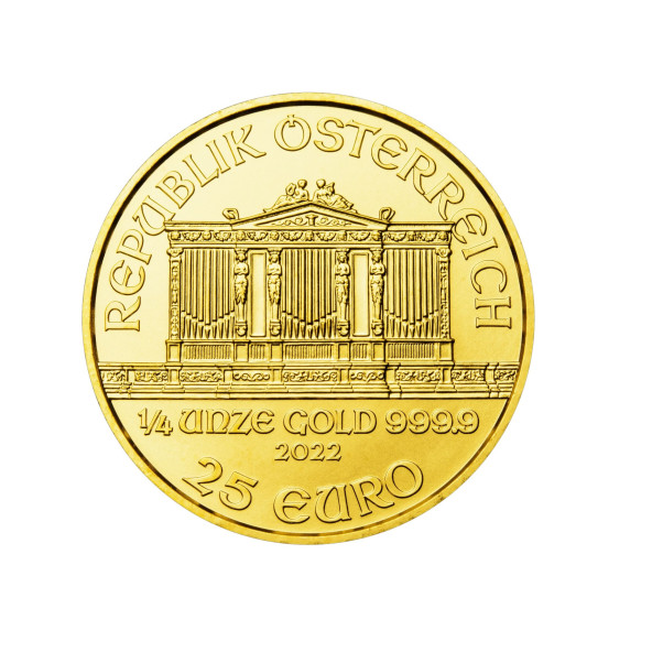Investičná zlatá minca 14 oz Wiener Philharmoniker 25 Euro 01102203-22