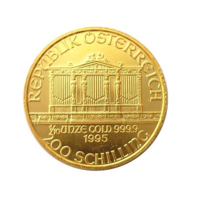 Investičná zlatá minca 110 oz Wiener Philharmoniker 200 Schilling 01102104ATS 2