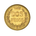 Investičná zlatá minca 1,5 g 2 Pesos Mexico
