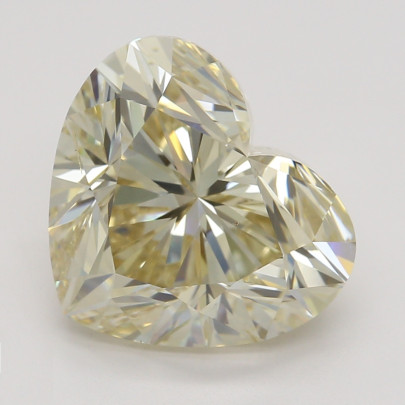 Farebný diamant srdce, fancy light hnedožltý, GIA 2872440152 Y4