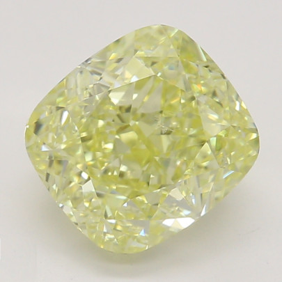 Farebný diamant cushion, fancy žltý, GIA 4873270524 Y5