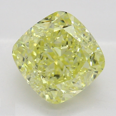 Farebný diamant cushion, fancy intense žltý, GIA 2872810292 Y6
