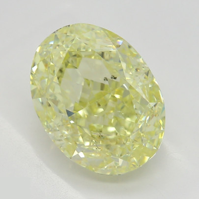 Prírodný farebný diamant s GIA certifikatom oval fancy žltý 3.07 ct SI2 9829450199_Y5