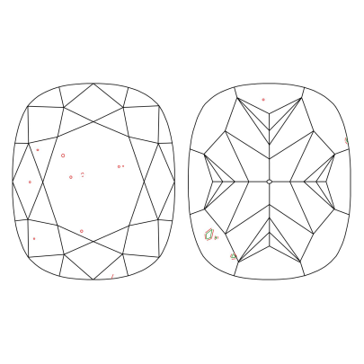 Prírodný farebný diamant s GIA certifikatom cushion fancy hnedo-orandžovo žltý 4.01 ct VS2 3828040193_Y5 2