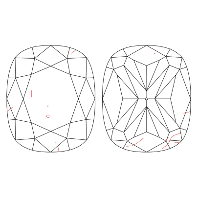 Prírodný farebný diamant s GIA certifikatom cushion fancy dark tmavo žltkasto hnedý 3.71 ct SI2 8841740078_T9 2