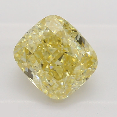 Prírodný farebný diamant s GIA certifikatom cushion fancy intense žltý 0.90 ct SI2 6826990206_Y6