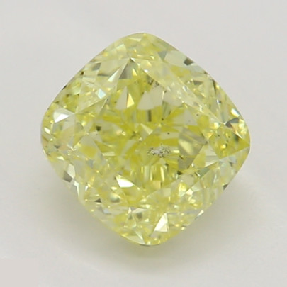Prírodný farebný diamant s GIA certifikatom cushion fancy intense žltý 0.72 ct SI2 1828920320_Y6