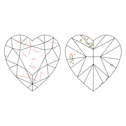 Prírodný farebný diamant s GIA certifikatom srdce fancy dark tmavo hnedý 1.66 ct I2 2