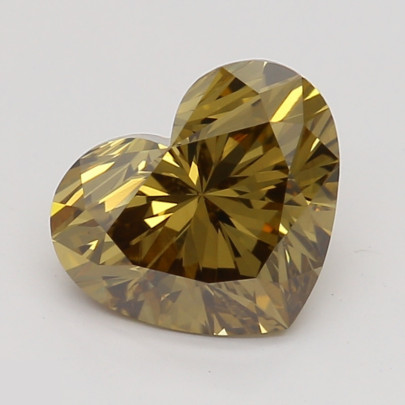Prírodný farebný diamant s GIA certifikatom srdce fancy deep tmavo hnedo žltý 0.90 ct VS1 9860360009_Y8