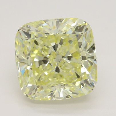 Prírodný farebný diamant s GIA certifikatom cushion fancy light žltý 3.02 ct VVS1 9830800069_Y4