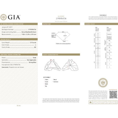 Prírodný diamant kôň 2,15 ct FSD0074 2