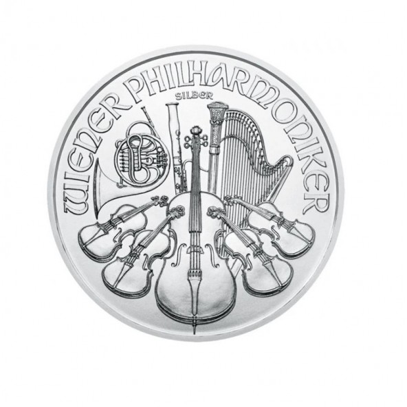 Investičná strieborná minca 1 oz Wiener Philharmoniker 1,50 Euro 01202201-22
